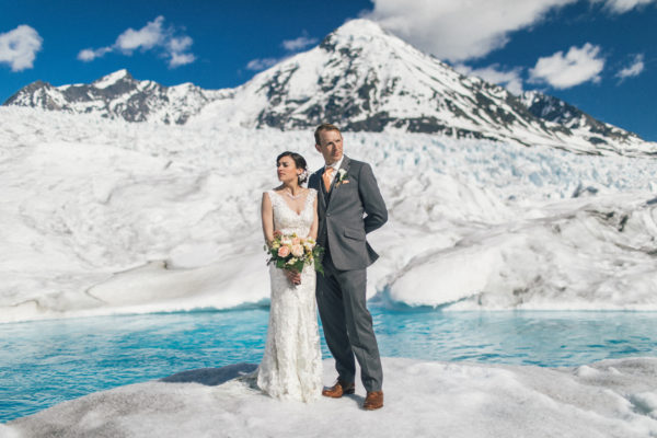 Alaska Destination Wedding at Paradise Alaska and Knik Glacier - Kathryn & Thomas