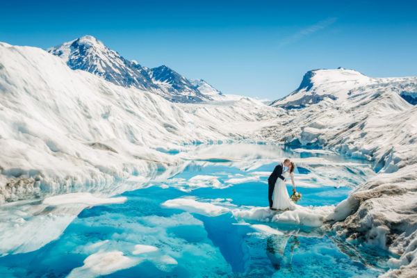 Alaska Destination Wedding at Knik River Lodge and Knik Glacier - Jodie & Alex