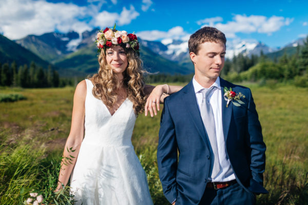Girdwood Wedding: Carolyn & Ben at Raven Glacier Lodge