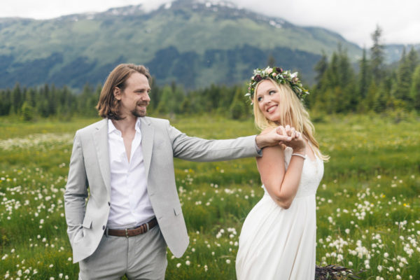 Girdwood Wedding: Sarah & Josh at Crow Creek Mine