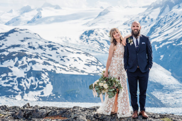 Alaska Destination Wedding: Tara & Charlie in Palmer & Colony Glacier