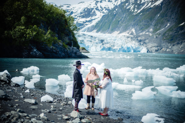 Alaska Destination Wedding: Laura & Martin Prince William Sound