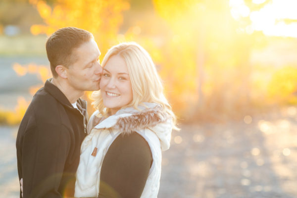 Alaska Fall Engagement Photographs