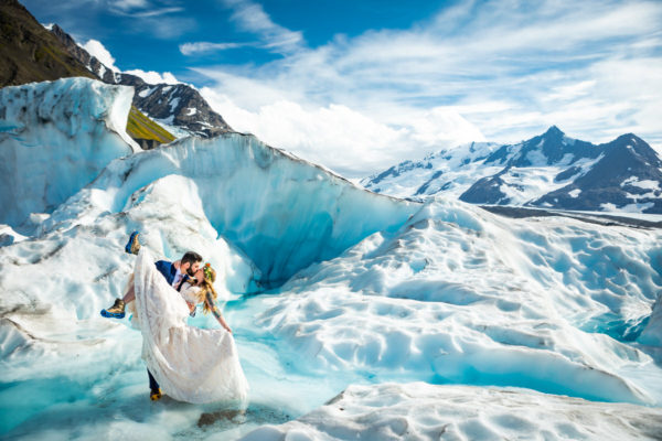 Alaska Destination Wedding: Erin and Adrian - A Girdwood Glacier Elopement