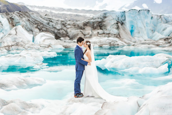 Alaska Destination Wedding: Caroline & Josh - A Glacier Wedding