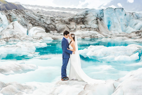 Alaska Destination Wedding: Caroline & Josh - A Glacier Wedding