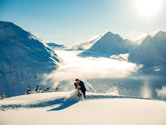 Alaska Destination Wedding: Aidee & Matthew - A Winter Glacier Wedding