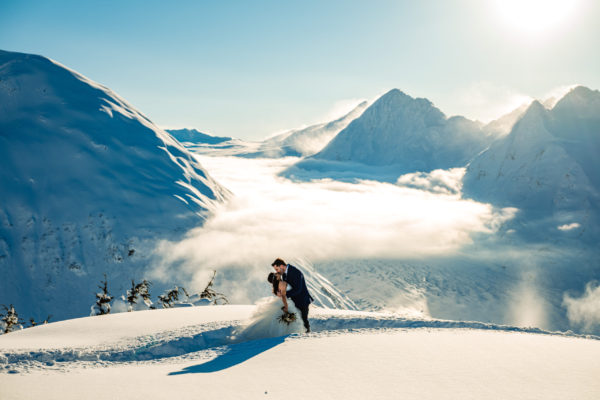 Alaska Destination Wedding: Aidee & Matthew - A Winter Glacier Wedding