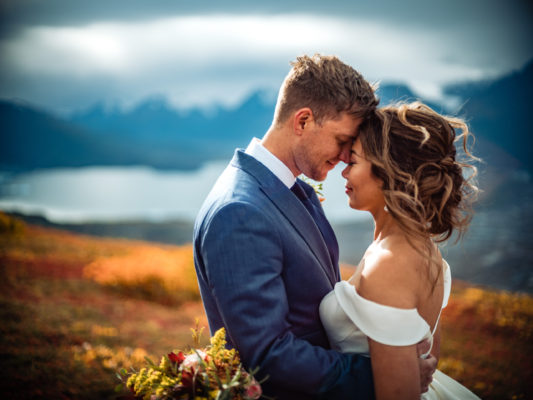 Alaska Destination Wedding: Therese & Beau - A Wedding During the Peak of Fall