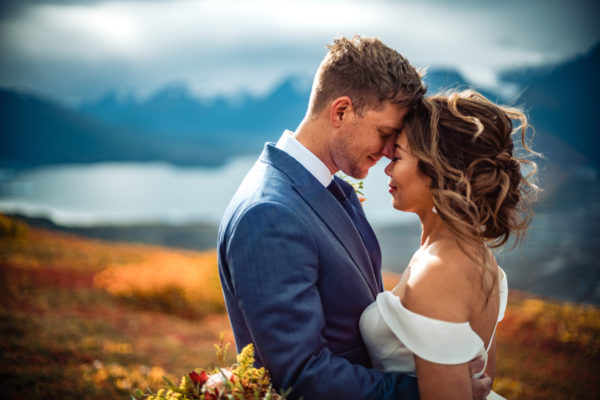 Alaska Destination Wedding: Therese & Beau - A Wedding During the Peak of Fall